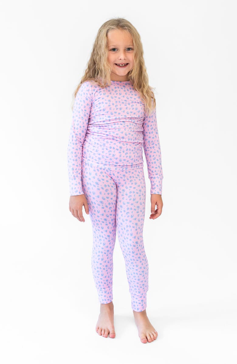 Laree + Co Lillian Leopard 2-Piece Long Sleeve Set, Main, color, Leopard