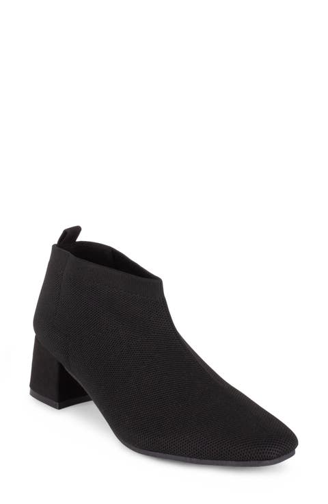 Corniche Block Heel Knit Bootie (Women)