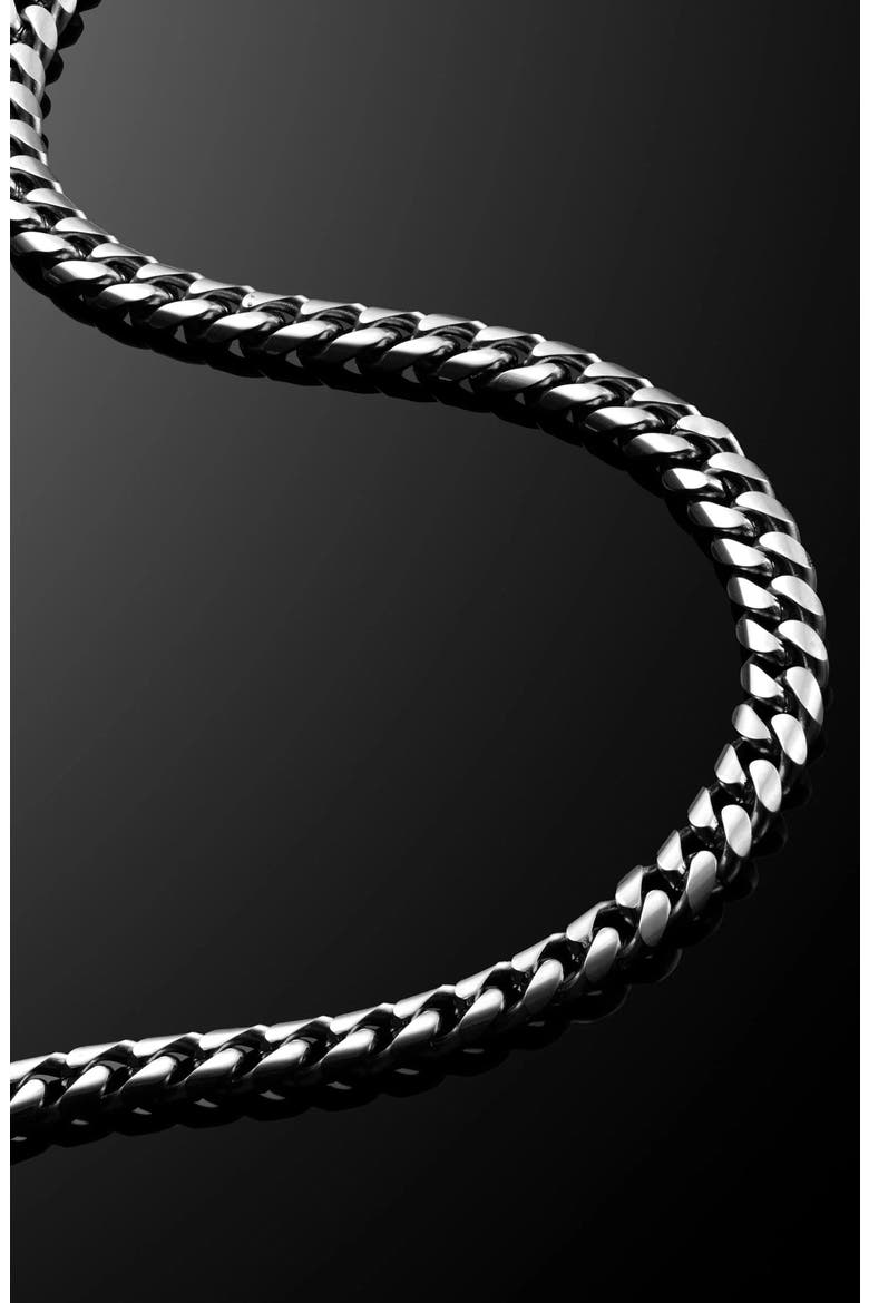 Men's Curb Chain Bracelet, Alternate, color, SILVER