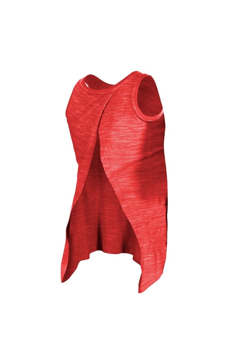 Women's New Era  Red Tampa Bay Buccaneers  Space Dye Active Tank Top, Alternate, color, Red