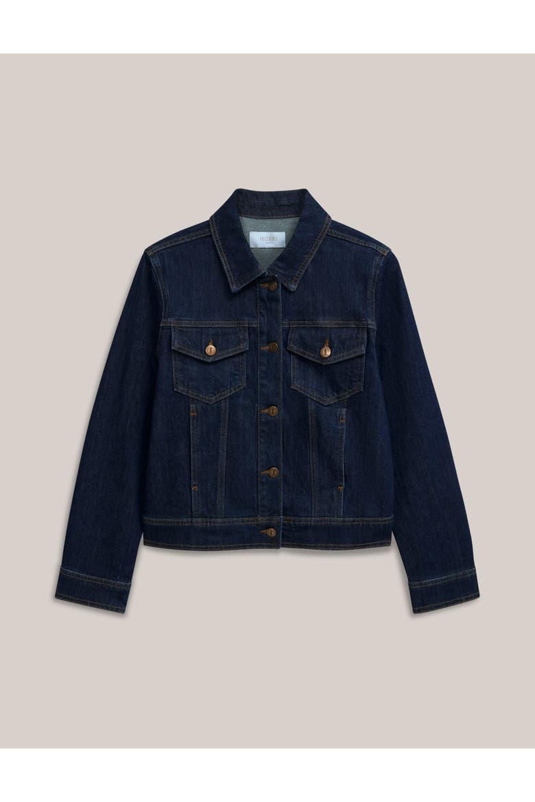 Vivienne Denim Jacket, Alternate, color, Indigo