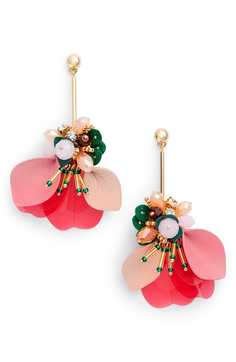 Kate Spade New York vibrant life linear earrings, Main, color,