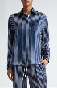 Maria McManus Stripe Button-Up Shirt