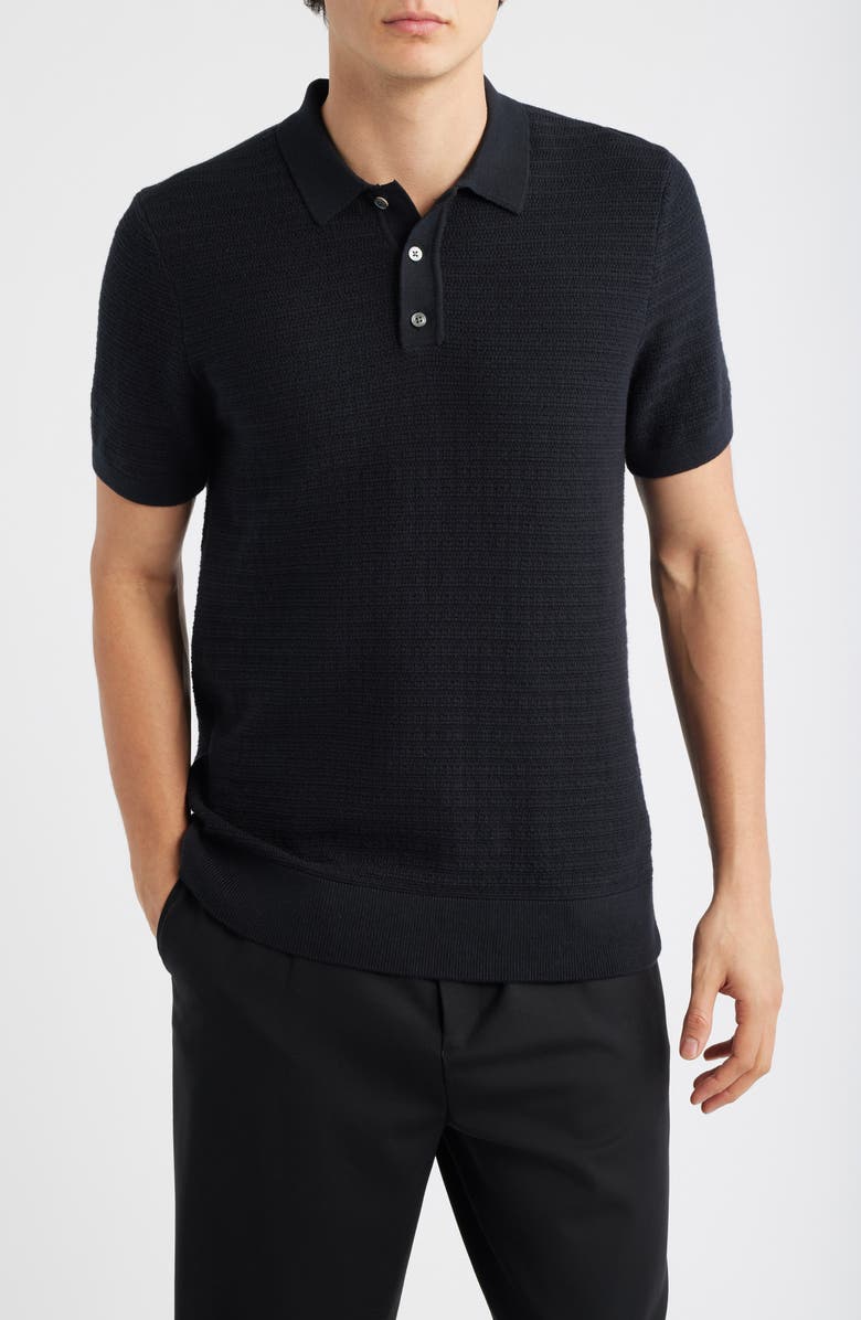 Billy Reid Lachlan Links Polo, Main, color, Black
