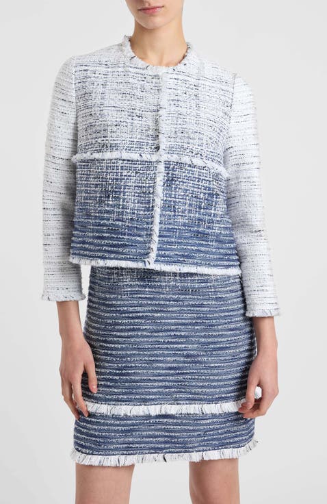 Valerie Short Jacket in Ombre Modern Tweed