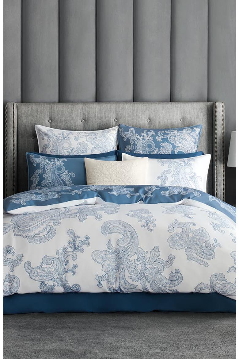Maaz Duvet Cover, Alternate, color, Blue
