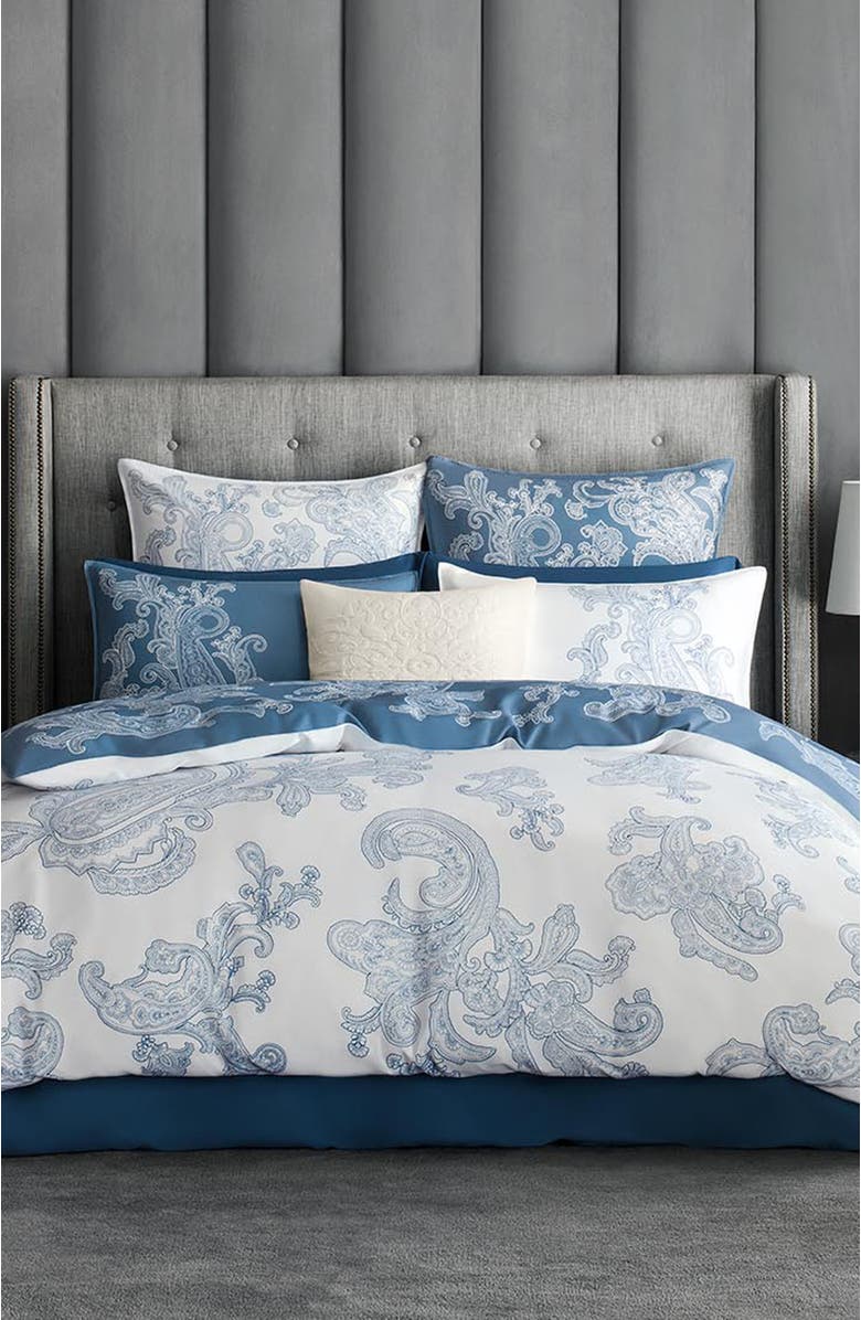 Togas Maaz Duvet Cover, Alternate, color, Blue