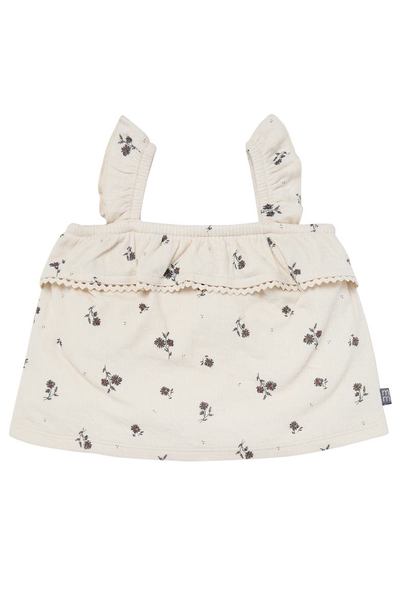 Floral Top and Shorts Set, Alternate, color, Beige Floral