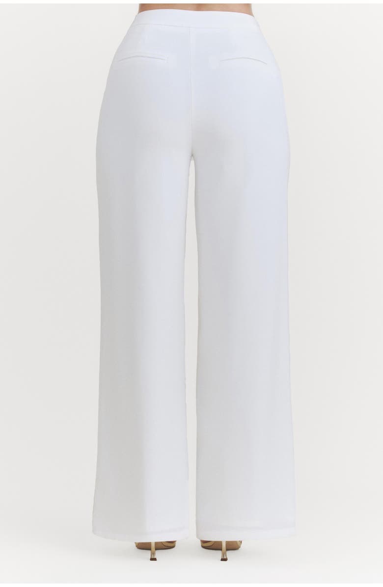 Six Stories Blake Tailored Wide Leg Pants, Alternate, color, White