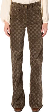 GERARD DAREL Anna Flared Monogram Jeans