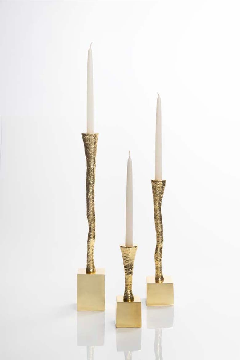 Nest Candle Holder, Alternate, color, Gold
