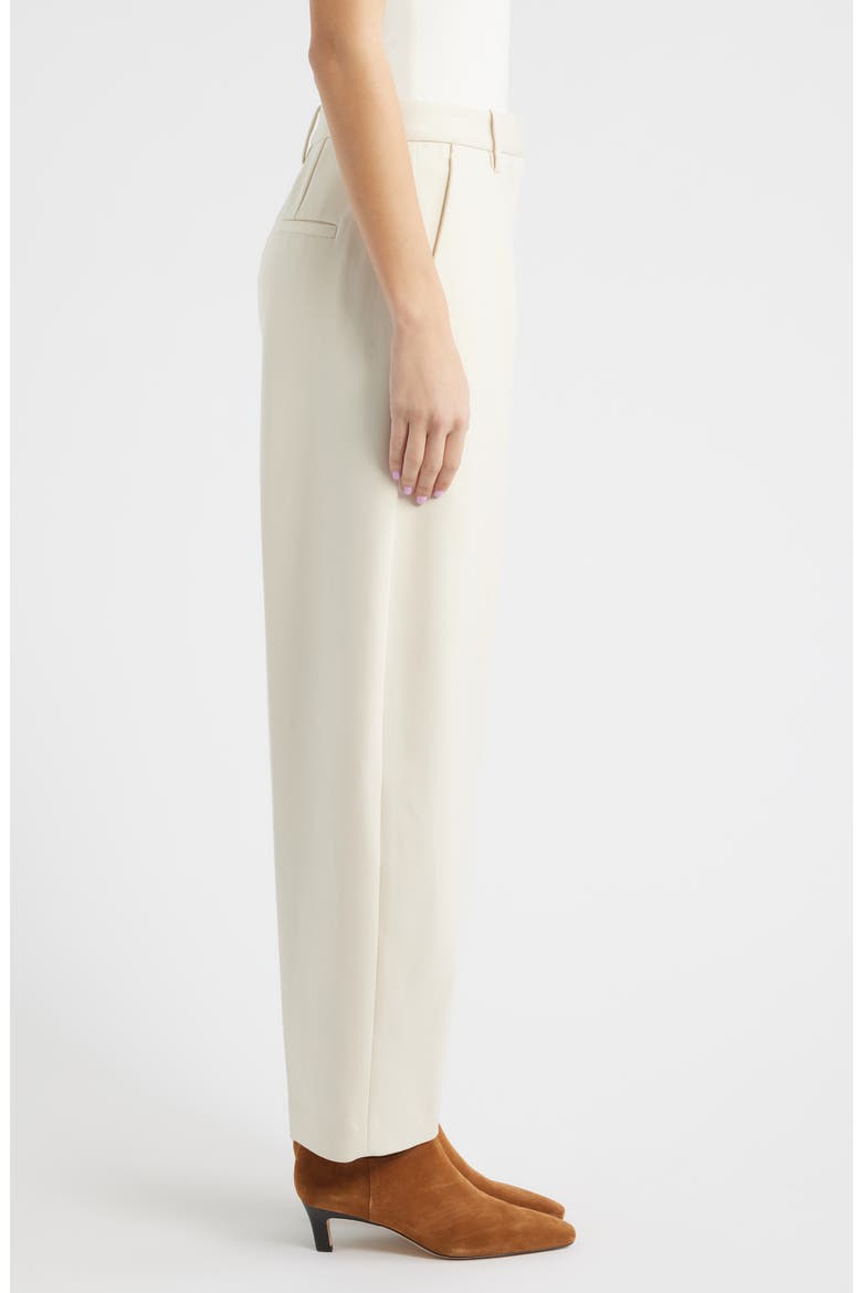 Vicky Ponte Knit Barrel Leg Pants, Alternate, color, IVORY