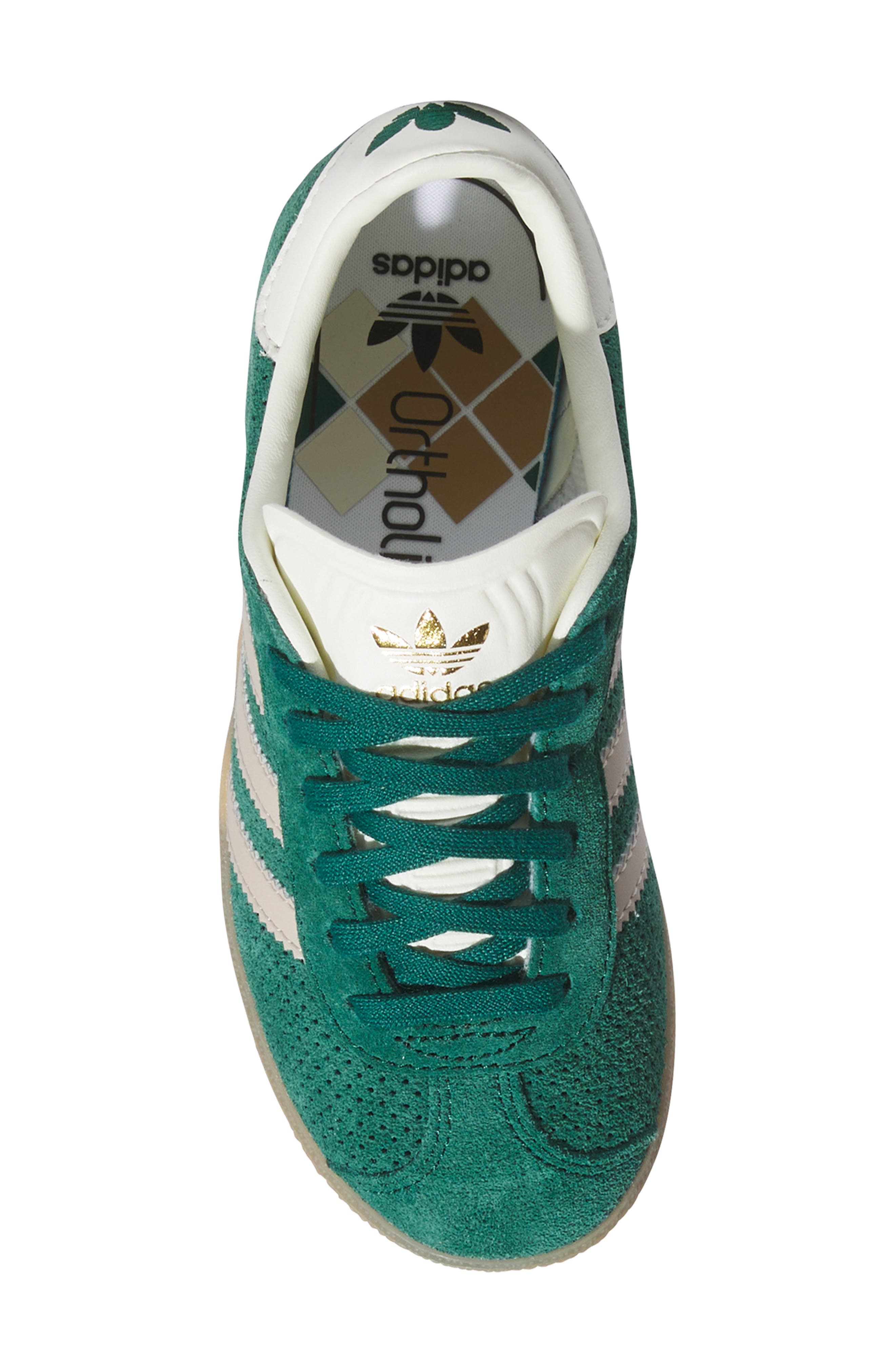 adidas Kids' Gazelle Sneaker, Alternate, color, Collegiate Green