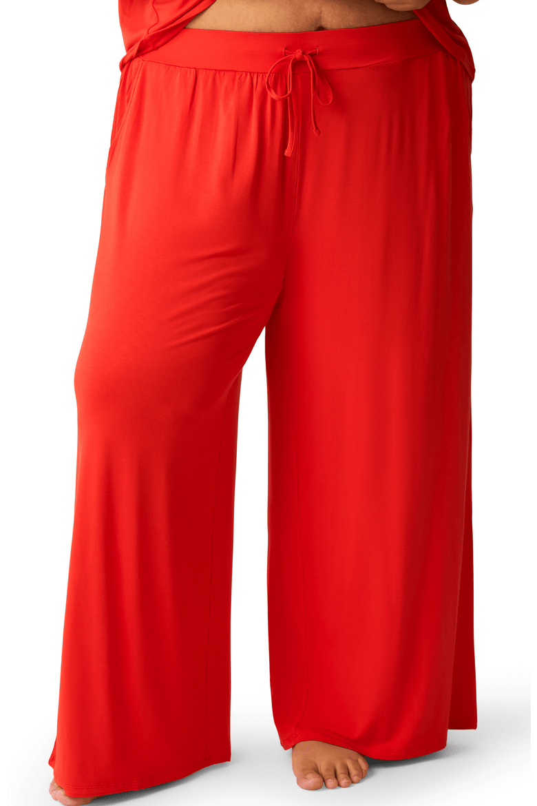 Aria Casual Lounge Pants, Main, color, Bright Red
