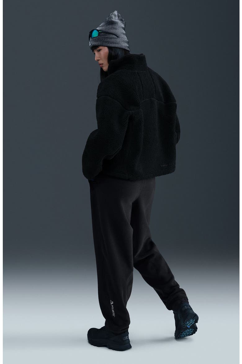 ACG Wolf Tree Fleece Sweatpants, Alternate, color, BLACK/ ANTHRACITE
