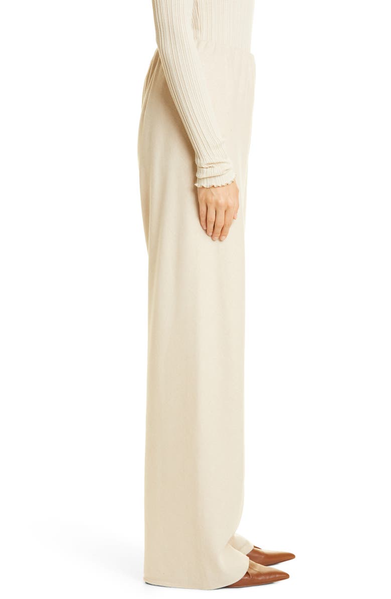 Vince Flannel Pull-On Pants, Alternate, color, Light Oat