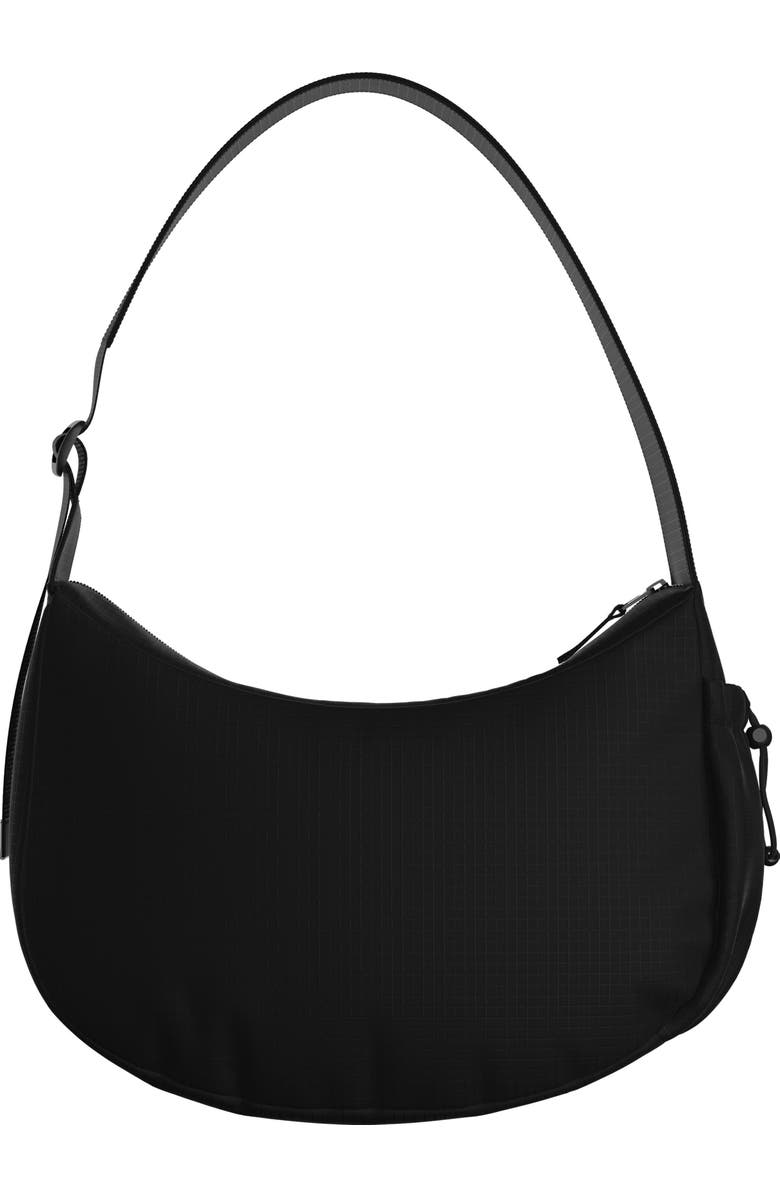 adidas Crescent Crossbody Bag, Main, color, Black