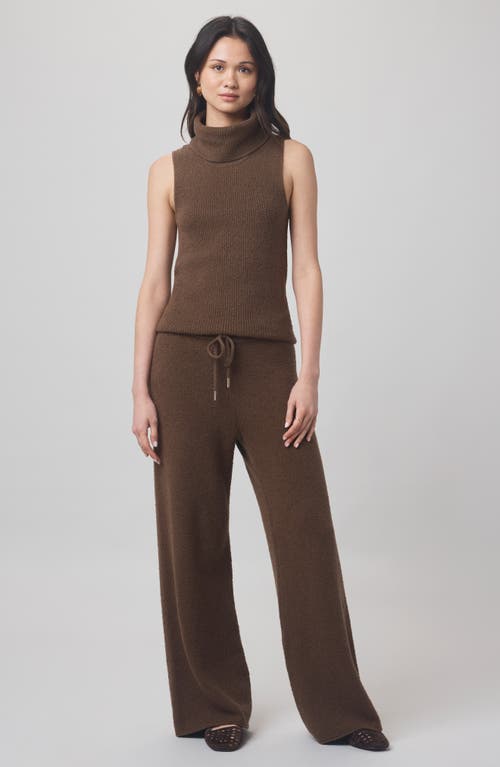 Splendid X @cellajaneblog Sleeveless Turtleneck Sweater In Brown