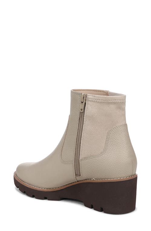 Vionic Ariana Platform Wedge Bootie In Brown