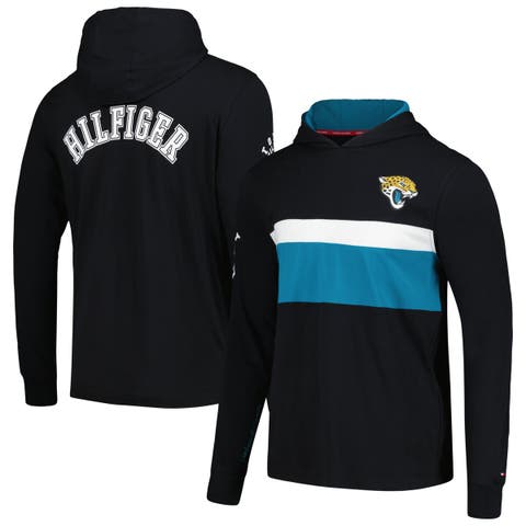 Men's Tommy Hilfiger  Black Jacksonville Jaguars Morgan Long Sleeve Hoodie T-Shirt
