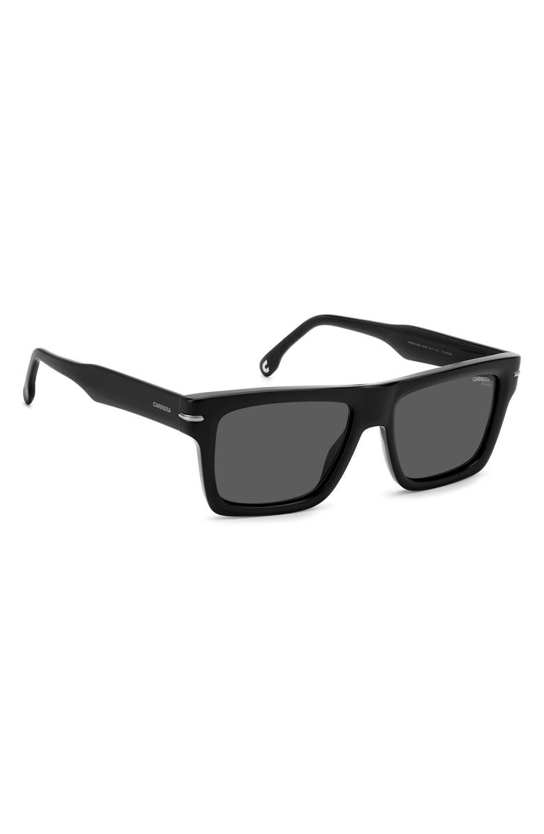 Carrera Eyewear 54mm Polarized Rectangular Sunglasses, Alternate, color, 
