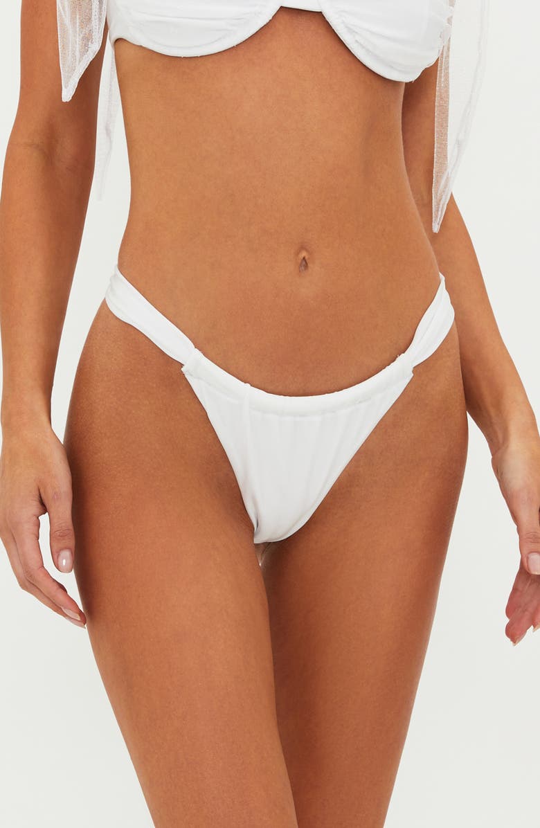 Beach Riot Joan Bikini Bottoms, Main, color, White