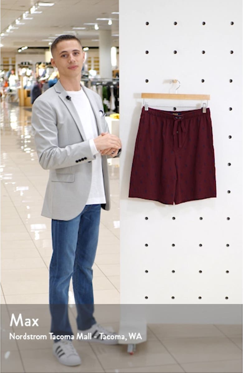 Pony Print Lounge Shorts, sales video thumbnail