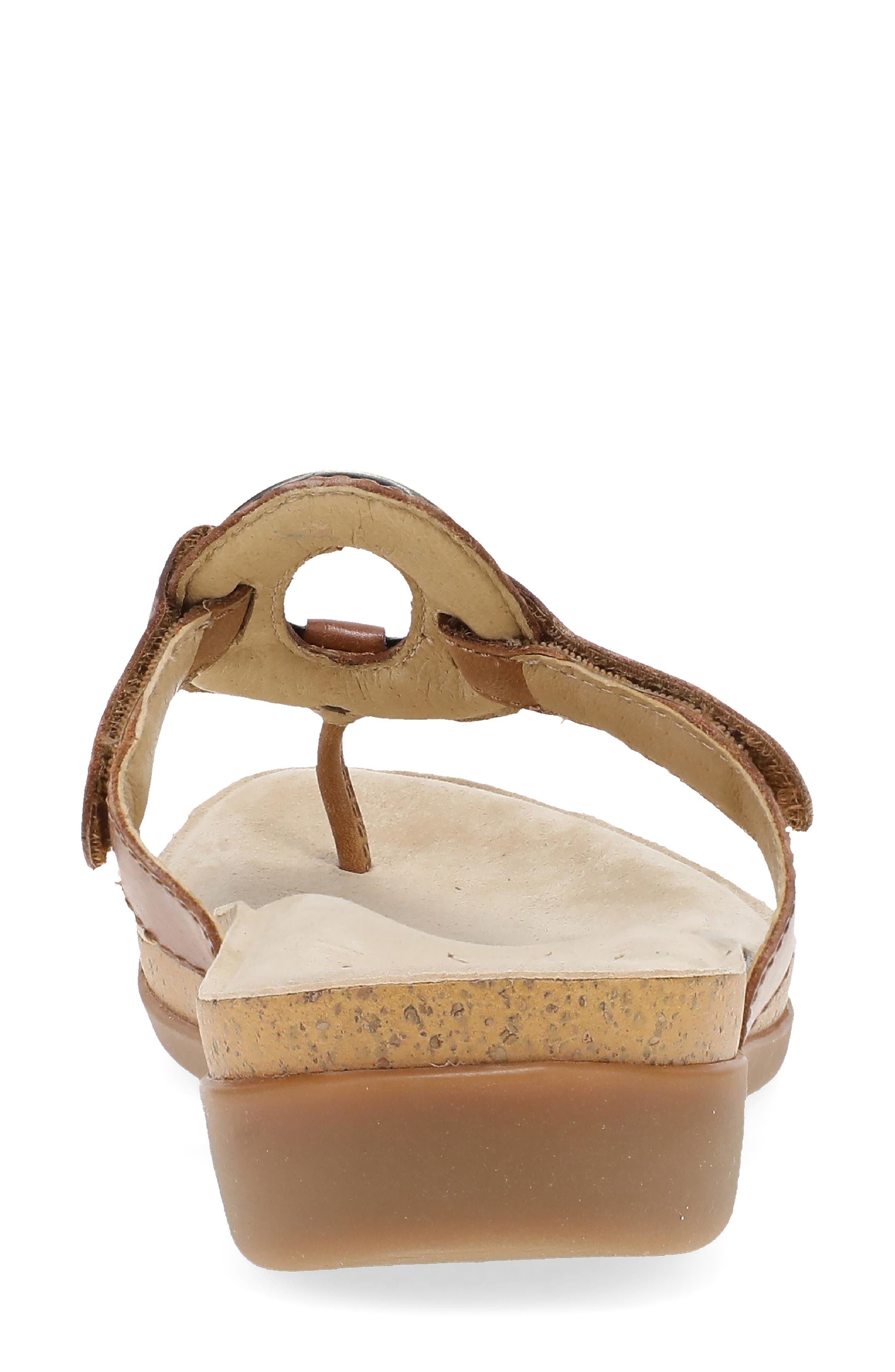 Dansko Rosalia Flip Flop, Alternate, color, Toffee