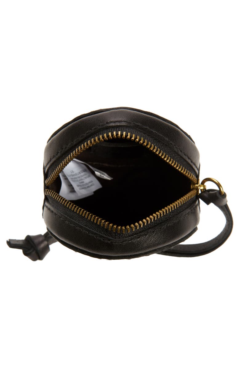 Madewell The Mini Leather Circle Pouch, Alternate, color,