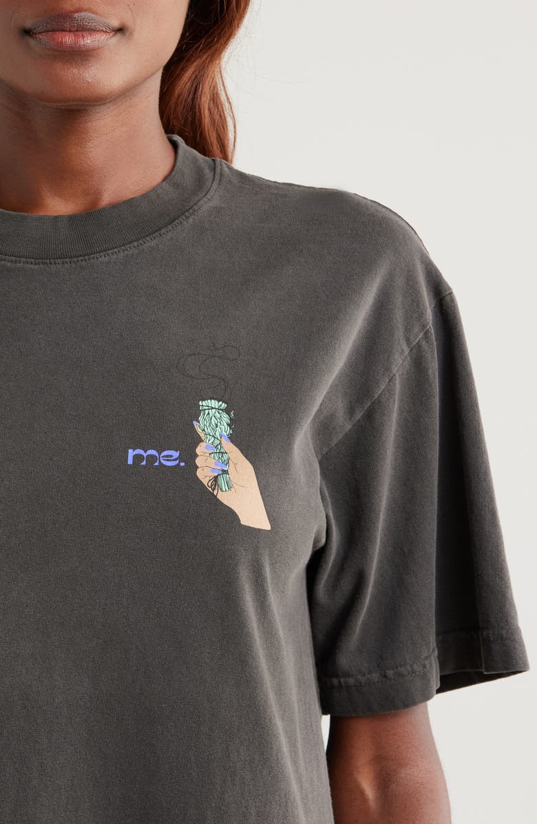 Melody Ehsani Gender Inclusive Sacred Space Graphic T-Shirt, Alternate, color, 