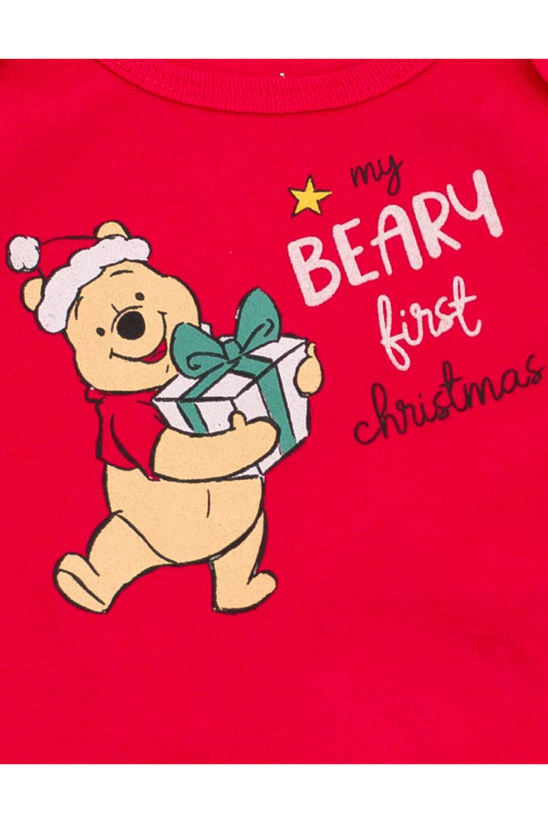 Winnie the Pooh Christmas Bodysuit and Leggings Set, Alternate, color, Winnie the Pooh Red