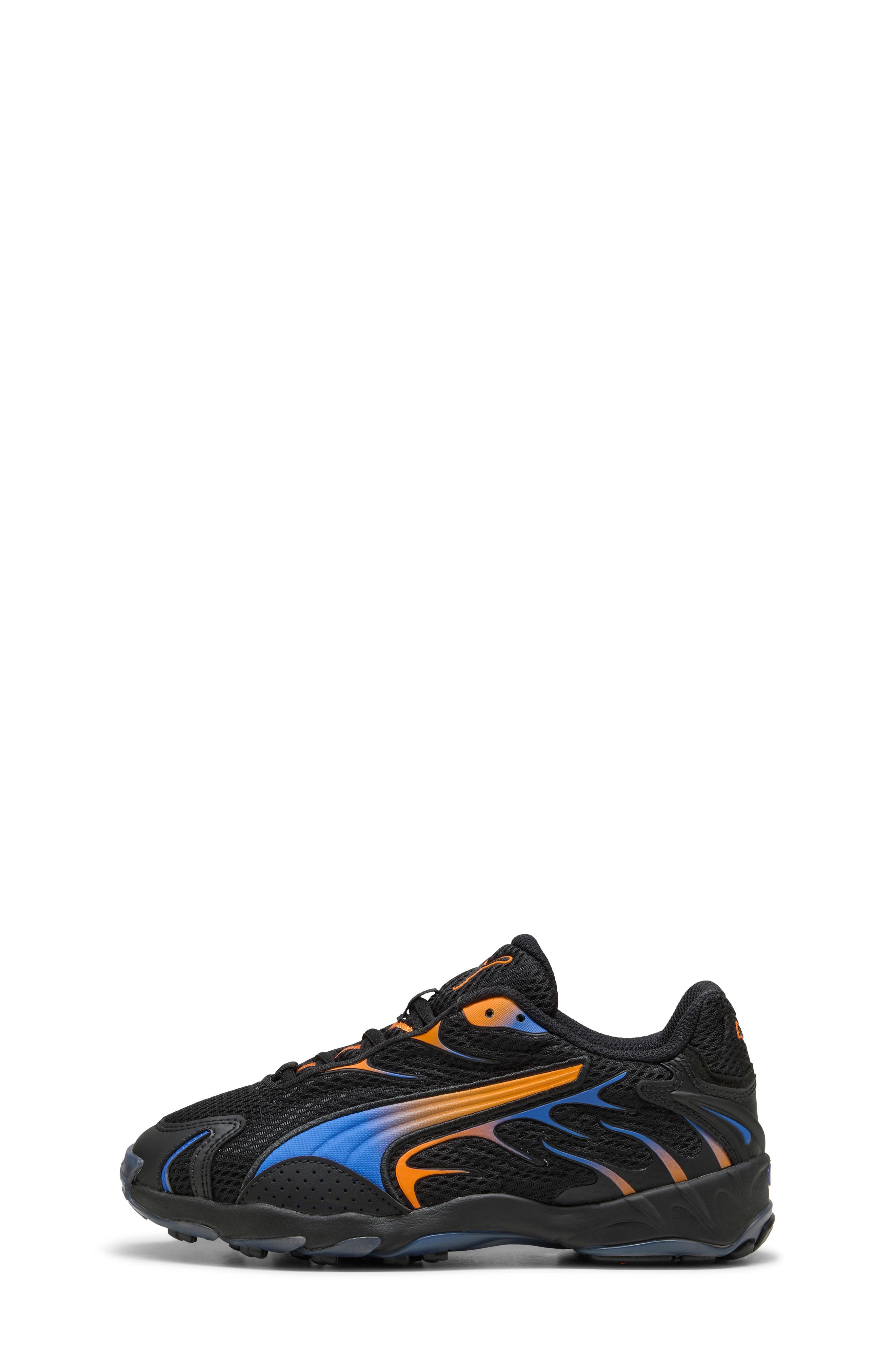 PUMA Kids' Inhale Jr. Sneaker, Alternate, color, Puma Black-Orange Glow