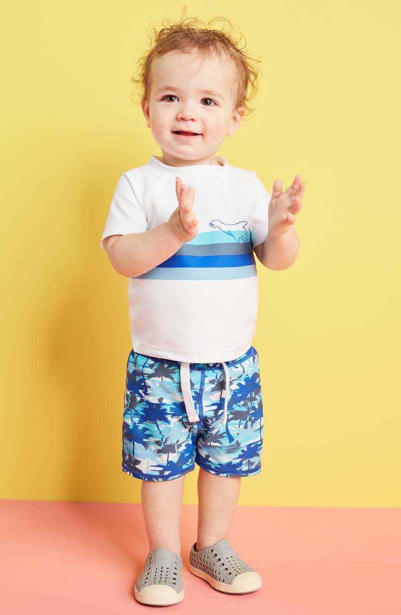 Tucker + Tate Two-Piece Rashguard Swimsuit, Alternate, color,