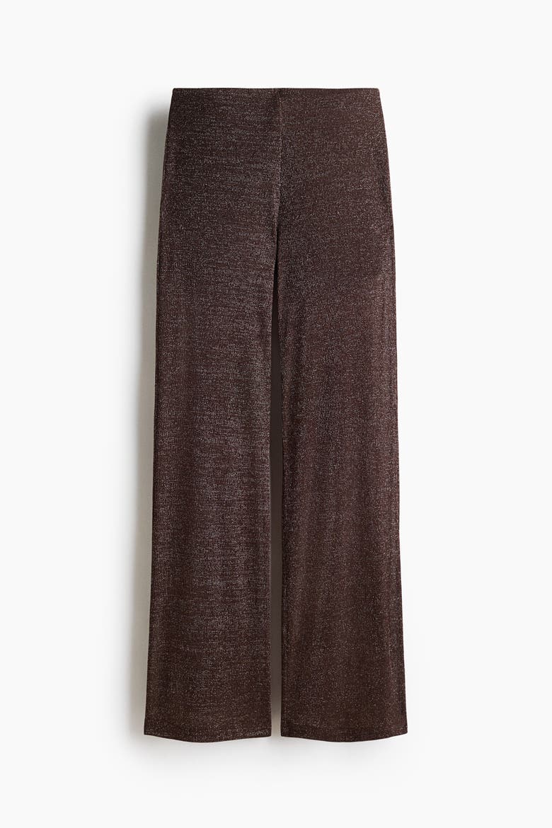 Glittery Trousers, Alternate, color, Dark brown
