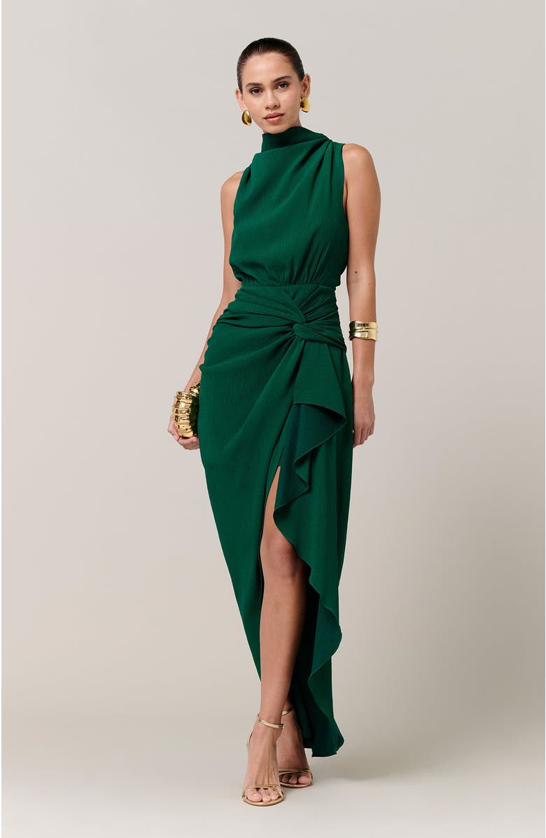 SAVEL Ursula Midi Dress, Alternate, color, Emerald