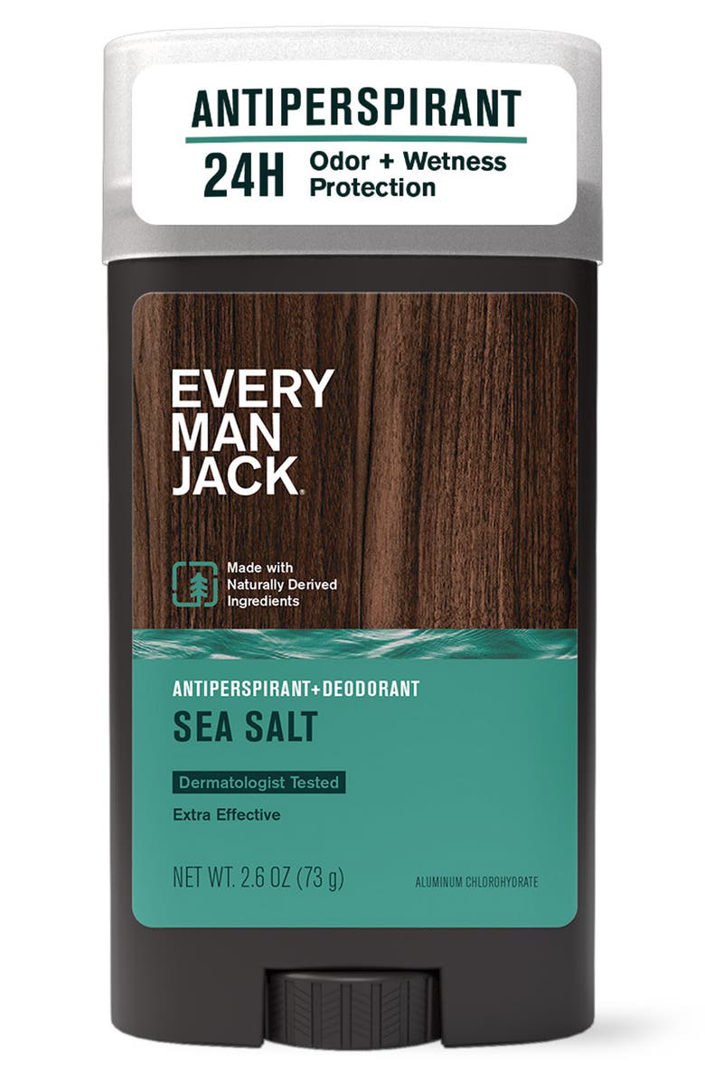 EVERY MAN JACK Sea Salt + Citrus Anti-Perspirant + Deodorant, Main, color,