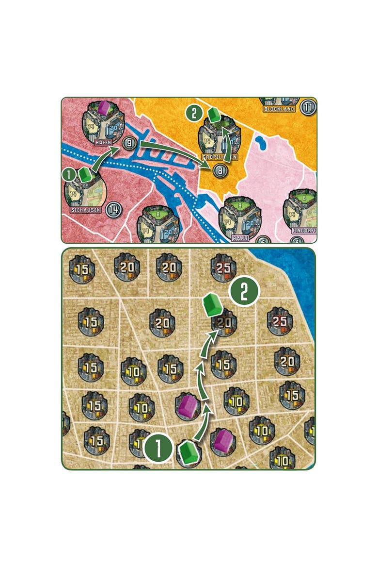 Power Grid Bremen, Manhattan Strategy Board Game, Alternate, color, Multicolored