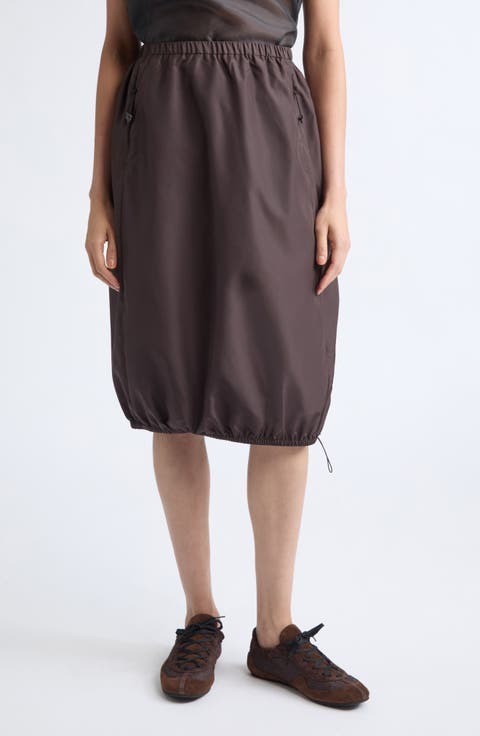 Fie Recycled Polyester Midi Skirt