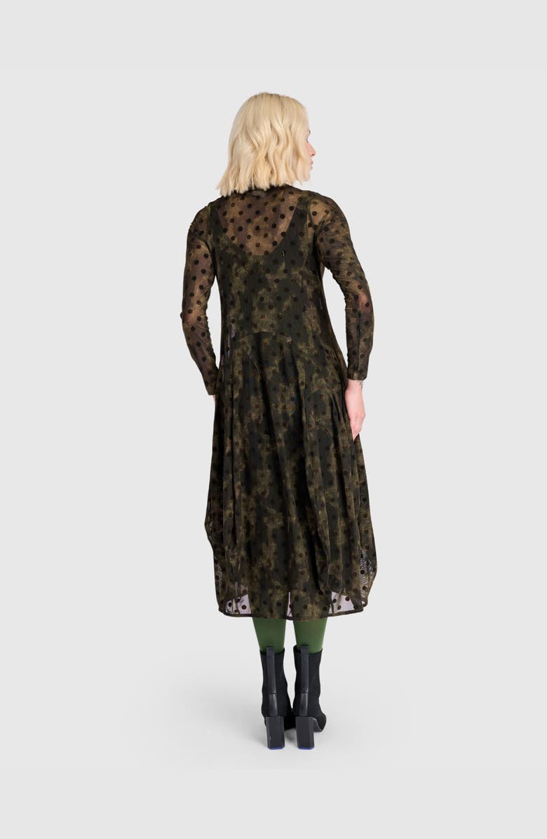 Alembika Bramble Mesh Cocoon Dress, Alternate, color, Antique