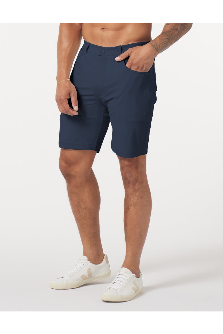 Powertek 5 Pocket Short, Main, color, Navy