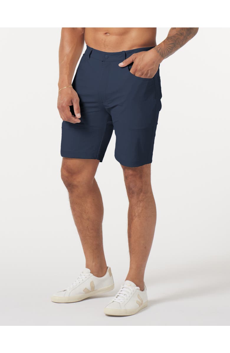 GLYDER Powertek 5 Pocket Short, Main, color, Navy