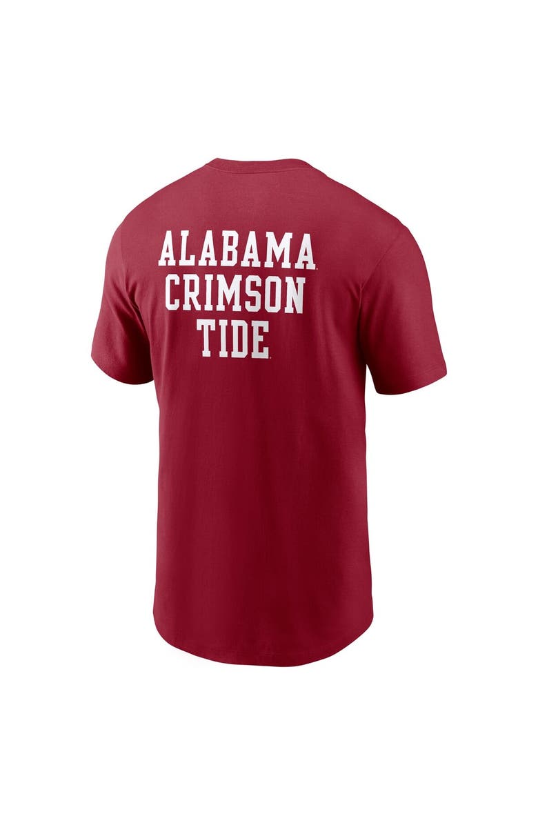 Nike Men's Nike Crimson Alabama Crimson Tide 2-Hit Stacked T-Shirt, Alternate, color, Crimson