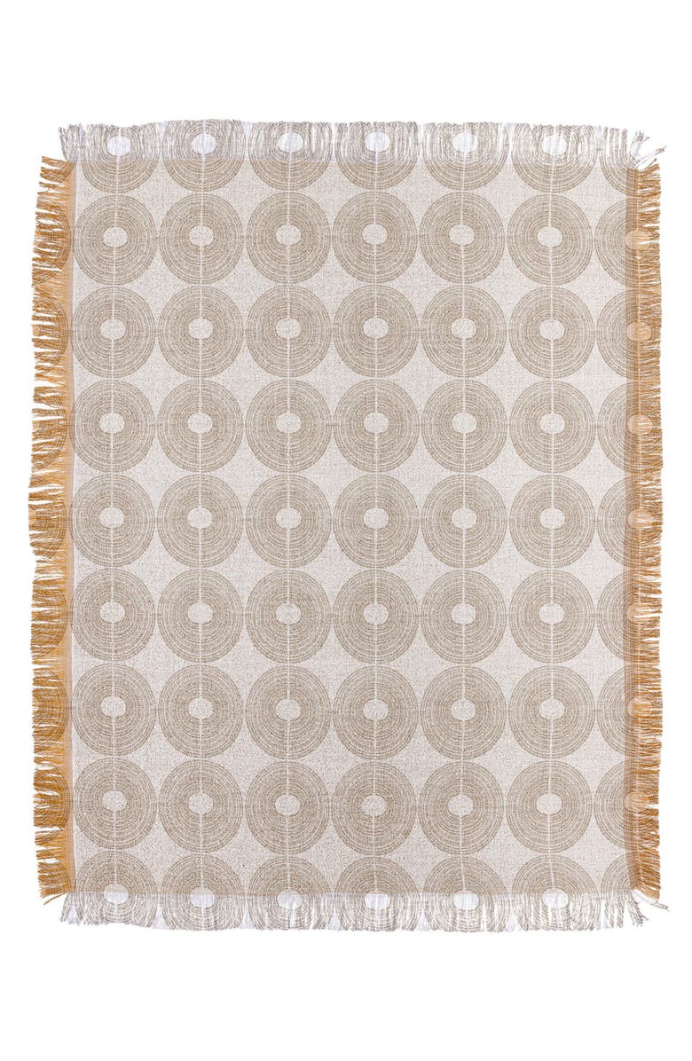 Deny Designs Iveta Aylin Throw Blanket, Main, color, Beige