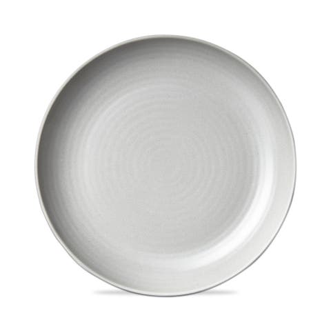Light Gray Brooklyn Melamine Dinner Plate - Dishwasher Safe