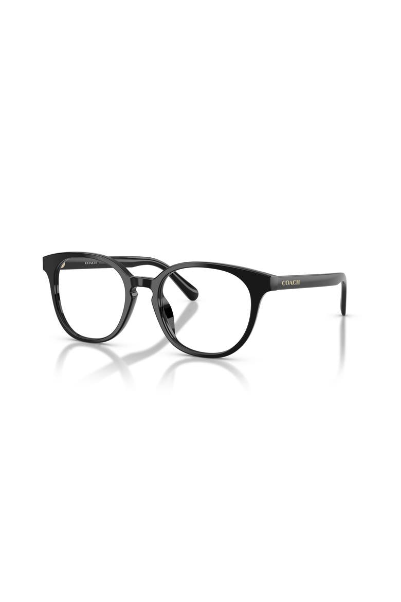52mm Round optical glasses, Main, color, Black
