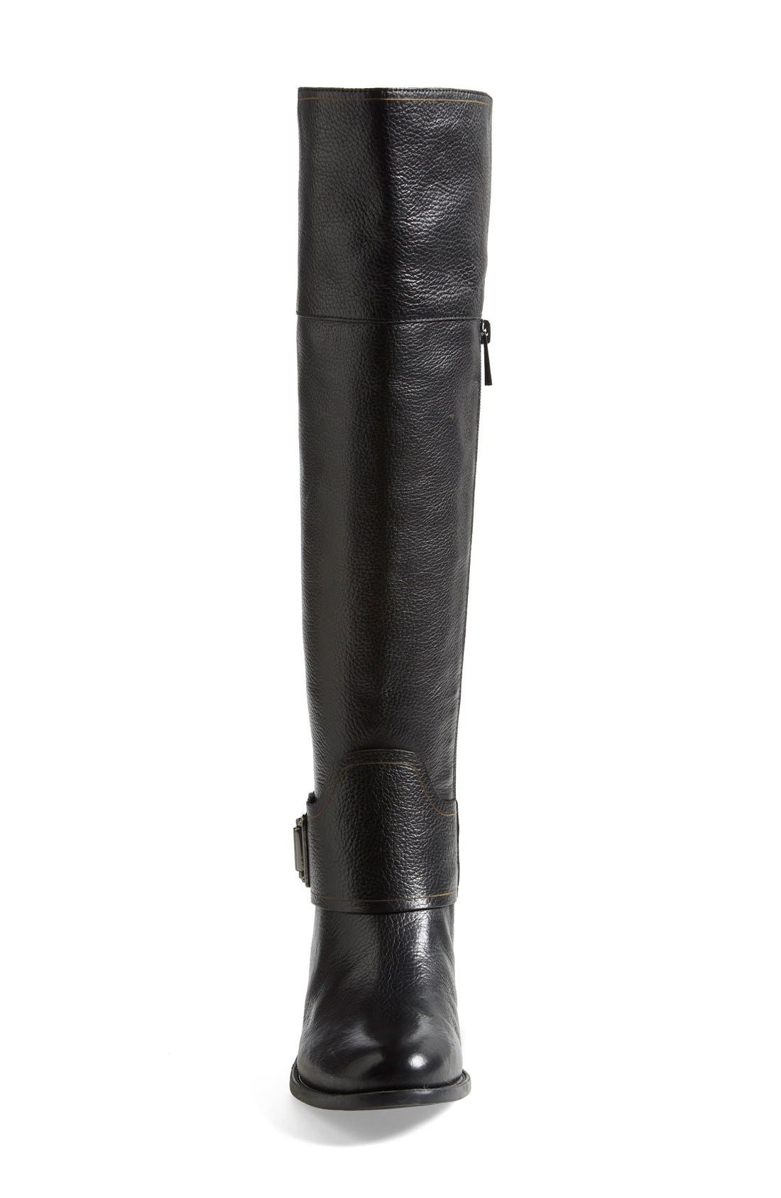 Vince Camuto 'Basira' Leather Riding Boot, Alternate, color, 