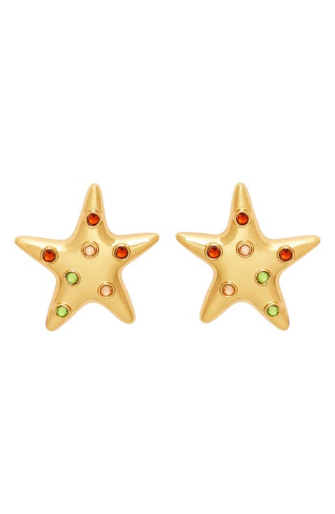 Sea Star Stud Earrings