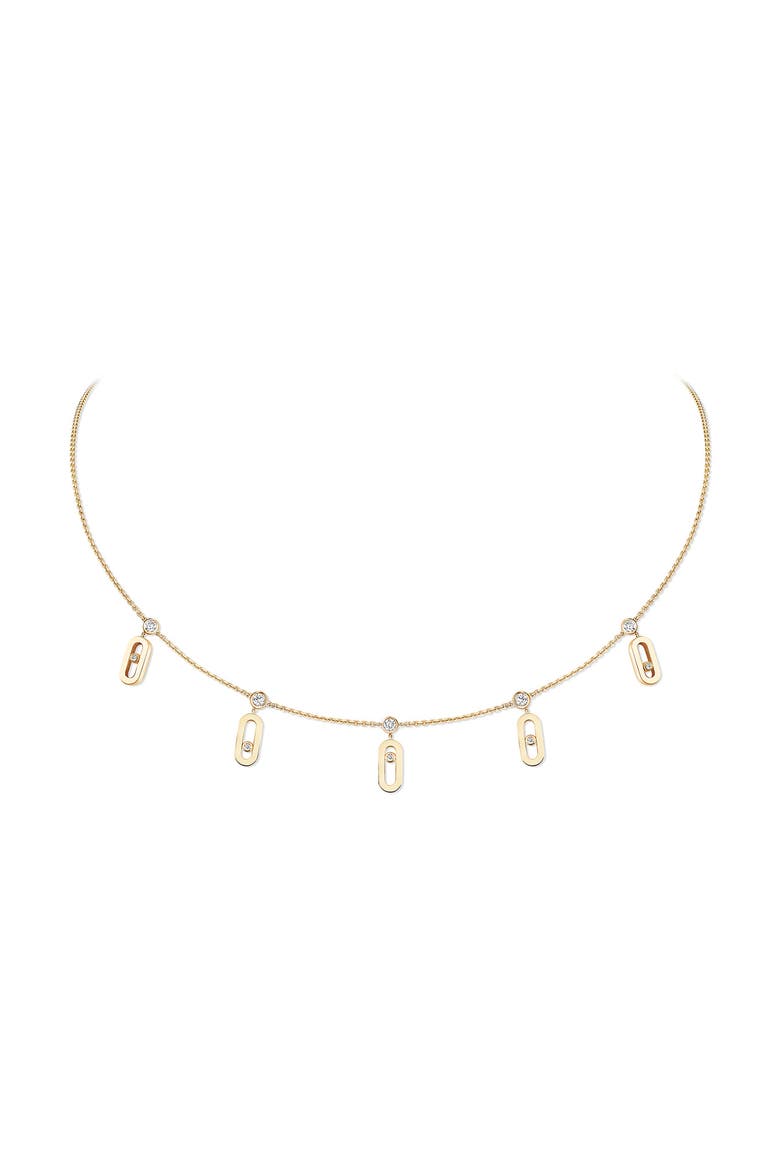 Move Uno Tassel Choker Necklace, Alternate, color, YELLOW GOLD