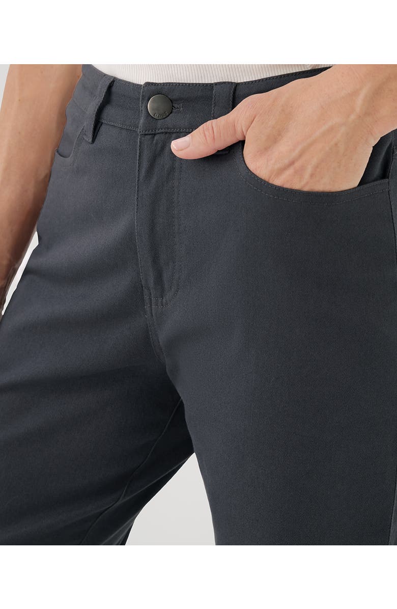 Pact Organic Stretch Twill Denim Slim Straight Pant, Alternate, color,
