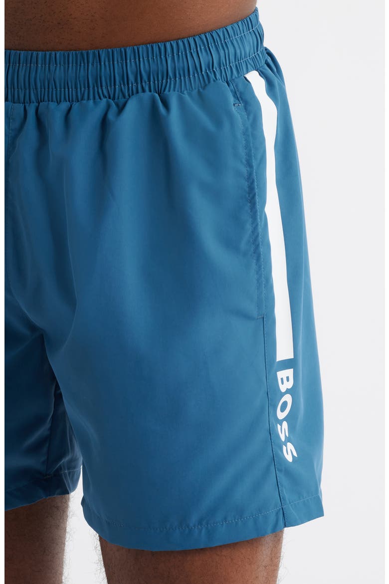 Dolphin Swim Trunks, Alternate, color, OPEN BLUE